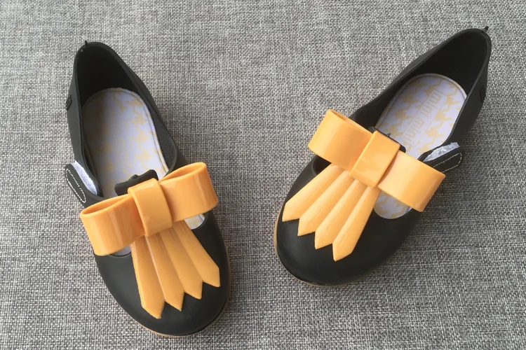 Мини Принцесса Мелисса сандалии желе обувь сандалии бабочка детская мягкая обувь противоскользящая желе обувь детские сандалии