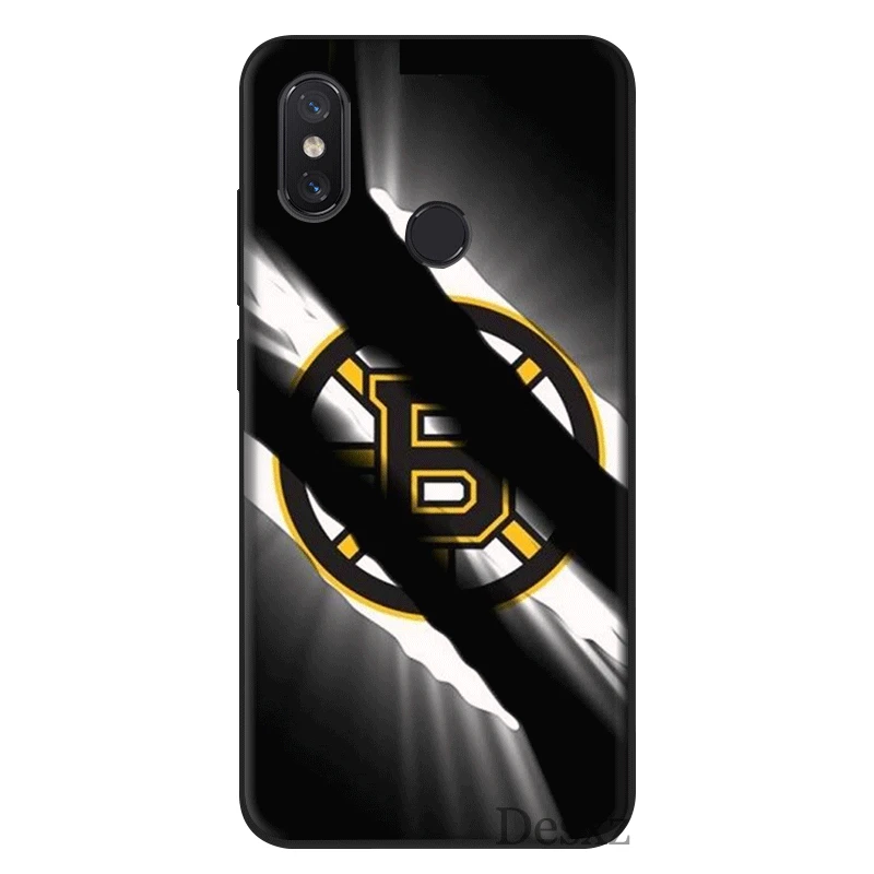 Desxz сотовый Чехол Для Телефона силиконовый для Xiaomi Redmi Note 4 4X5 6 7 Pro 5A Prime чехол Boston Bruins сумка для оснащения для хоккея на льду оболочка - Цвет: B9