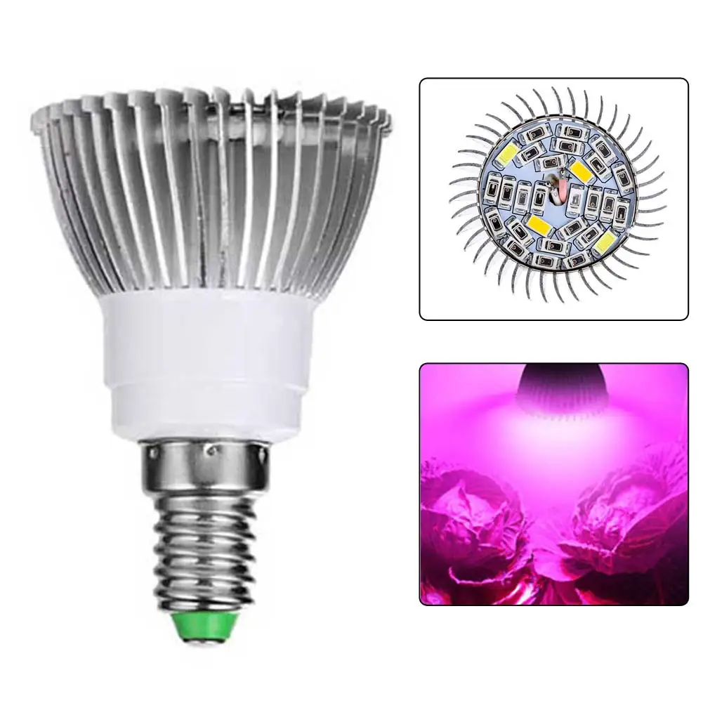 Сплав 85 265 в 5730SMD 28 Led полного спектра для теплицы гидропоники растение свет E27 E14 GU10