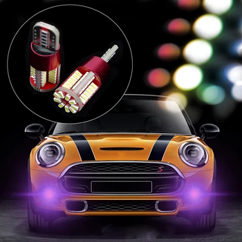 

2PCS T10 LED Auto Wedge Marker Bulb SMD 3014 Width Lamp Car Signal Clearance Light For Mini Cooper JCW Car Styling Accessories