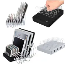 8 Порты и разъёмы USB Зарядное устройство станция HUB Стенд зарядки для Samsung iPhone LG samrtphones/Планшеты ЕС