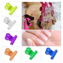 C Curve Nail Pizzicare Pinze Multi Funzione di Plastica Acrilico Del Chiodo di Estensione del Supporto di Carta Multi Funzione di Plastica Acrilico Pincher