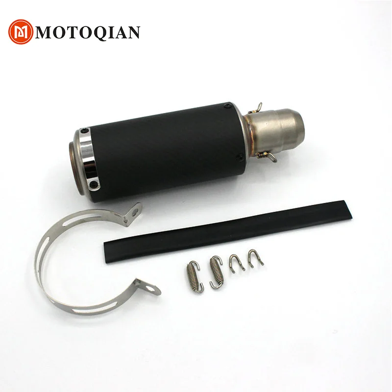 

Escape moto Carbon Exhaust Pipe 51MM Motorcycle For Suzuki GSXR1000 msx125 hornet GP Exhaust Tube Sportster Muffler Accessories