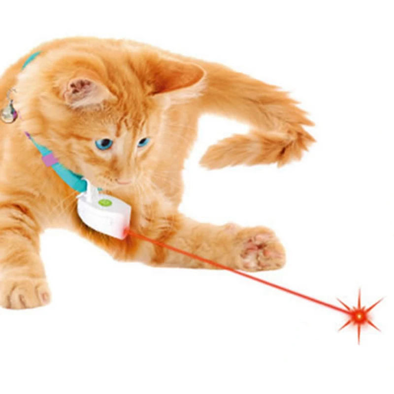 

[MPK Store] Laser Toy, Fat Cat Training Toy, Cat Toy, Laser Pointer with Free Collar, 4 Colors Available