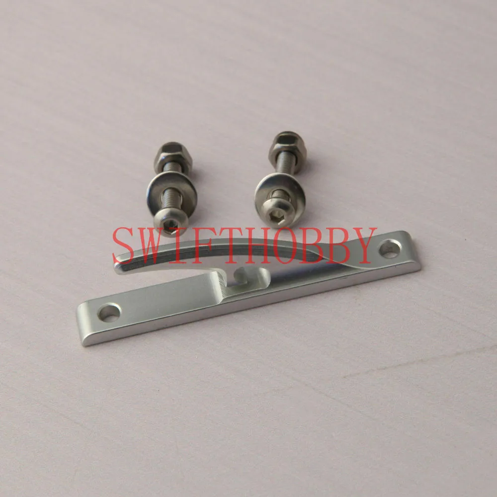 RC 보트 마린 용 실버 알루미늄 52mm 검색 후크 1 개