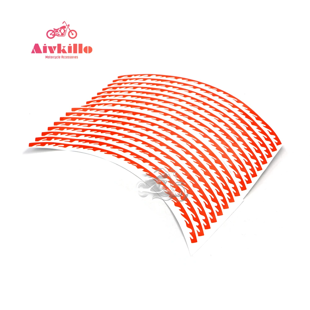 Car Motorcycle Wheel Rim Tape Stickers Vinyl Decals Fit For Honda Kawasaki Suzuki Yamaha Ducati BMW