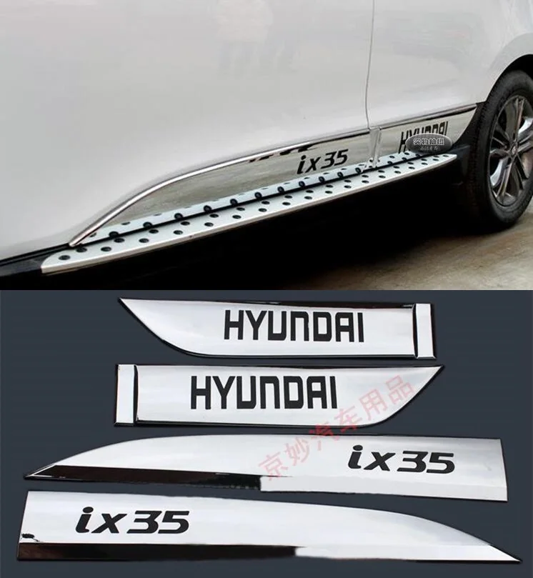 

ABS Chrome body side moldings side door decoration For Hyundai ix35 2009 2010 2011 2012 2013 2014 2015 2016 Car styling