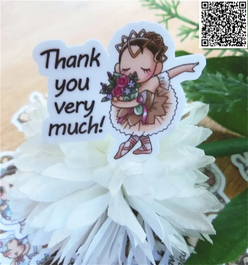 

40 pcs Mixed Ballerina girl stickers for Home decor on phone book macbook laptop sticker decal fridge skateboard doodle toy