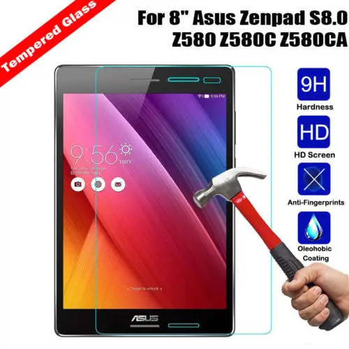 For ASUS Zenpad S 8.0 Z580 Z580C Z580CA 8 inch Tablet Tempered Glass