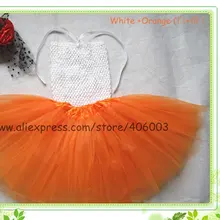 Милые девушки Orange Тюль Туту Танцы Хэллоуин одежда пачка ребенок костюм для девочки партии платье-пачка принцессы Новые 3 комплекта