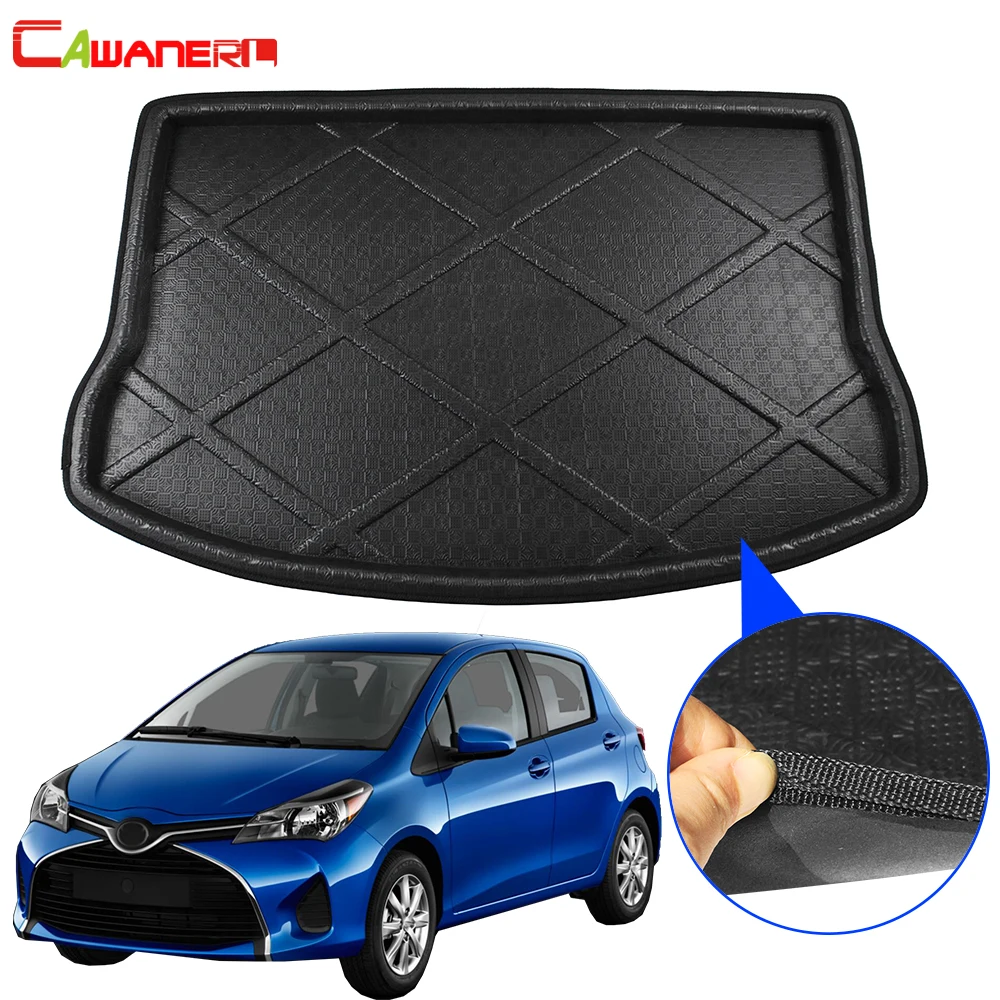 Cawanerl Car Trunk Mat Floor Boot Tray Liner Cargo Carpet Luggage Mud