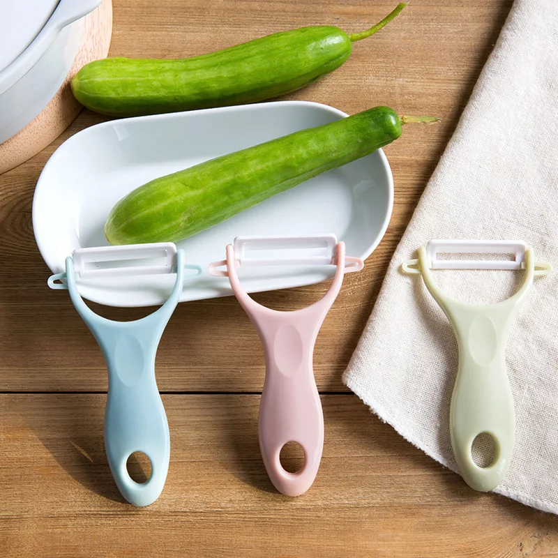 

Ceramic Peeler Ceramic Fruit Paring Knife Kitchen Multi-function Planer Household Apple Scraping Knife Potato Peeler CF066
