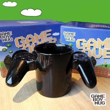 

hot 2016 new design Japan ceramic mug cup with game handle novel shape milk coffee tea cups lover creative gift