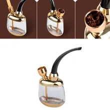 Мини табачная труба фильтр Кальян кальян двойной циркуляции воды Табак трубы типы мундштук трубка для курения сорняков