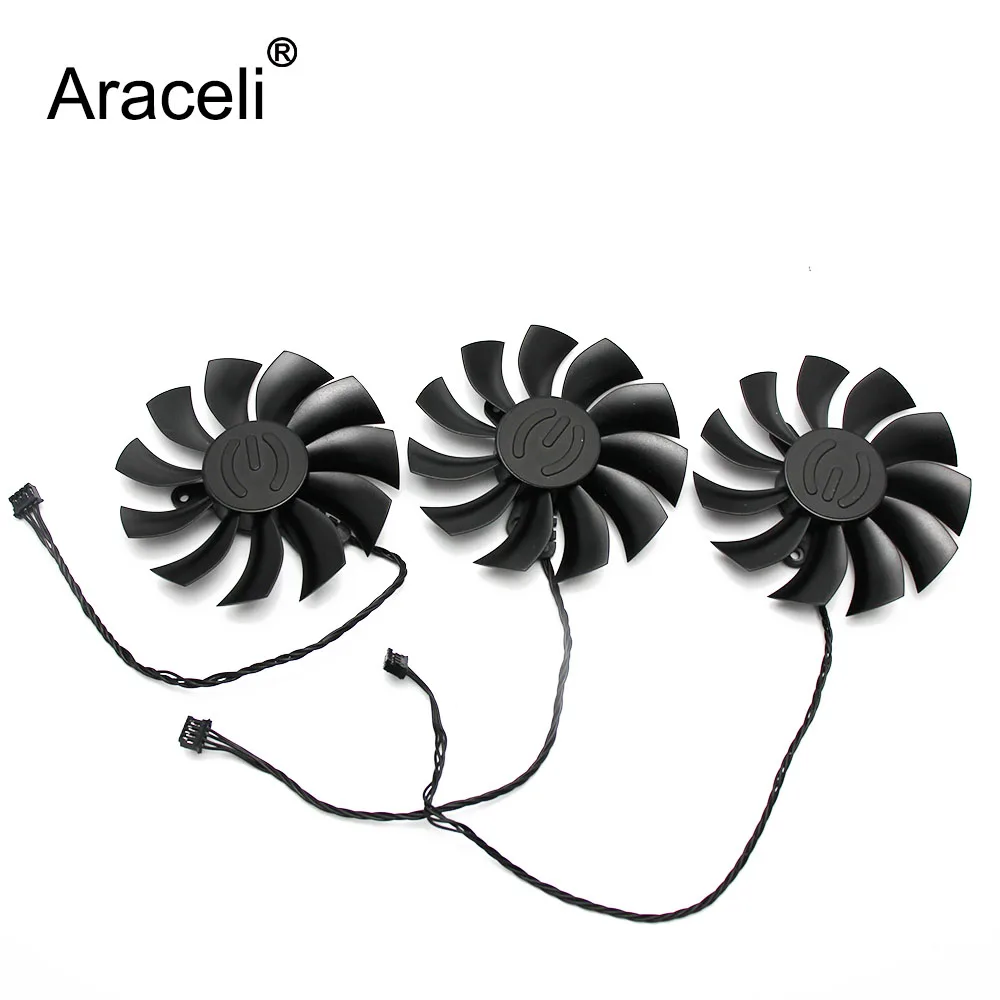 New PLA09215B12HH GTX1080 Ti FTW3 ELITE FTW3 DC12V 0.55A for EVGA GTX 1080TI FTW3 DT GAMING Video Graphics card cooling fan