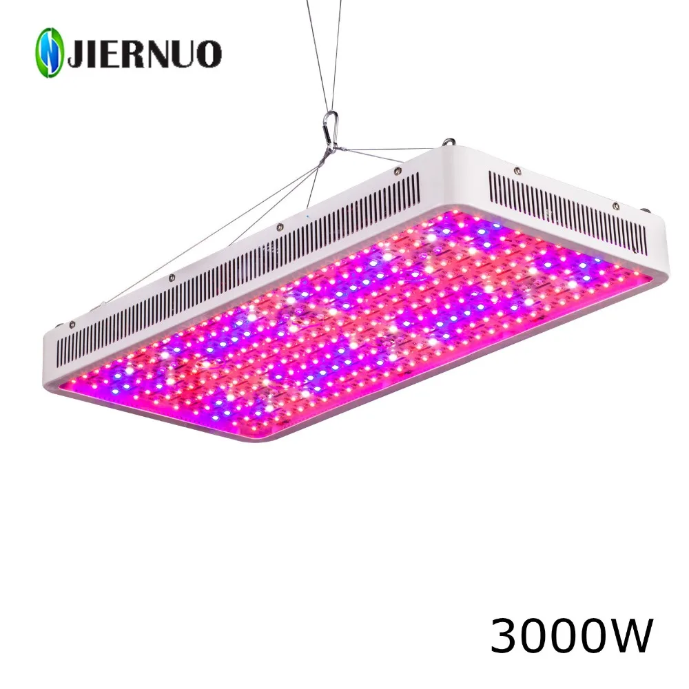 

JIERNUO 3000W LED Grow Light Full Spectrum Double chips High Power LED grow lamp Red/Blue/UV/IR growing light for Indoor Plants