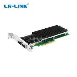 LR-LINK 9902BF-2QSFP + 40 ГБ NIC PCI-Express сетевая карта волокно PCI-e оптический двухпортовый серверный адаптер Совместимость Intel XL710-QDA2