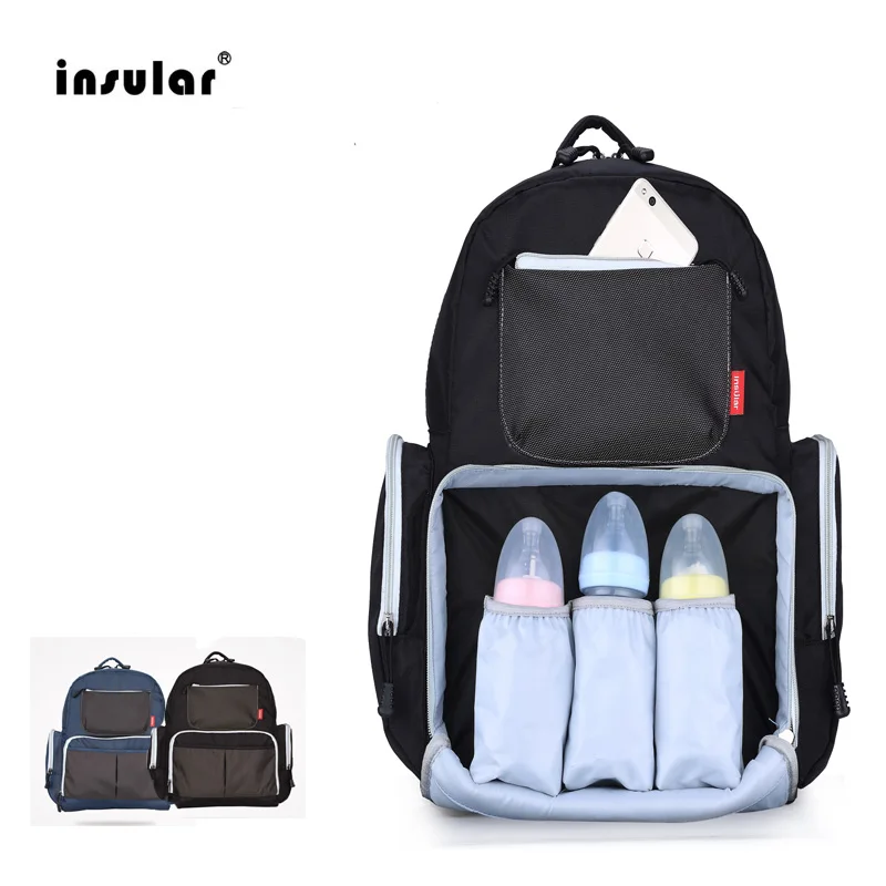 

Insular Mummy Maternity Diaper Nappy Bag Organize Large Capacity Baby Bag Backpack Nursing Bag for Mother Kids Baby Care