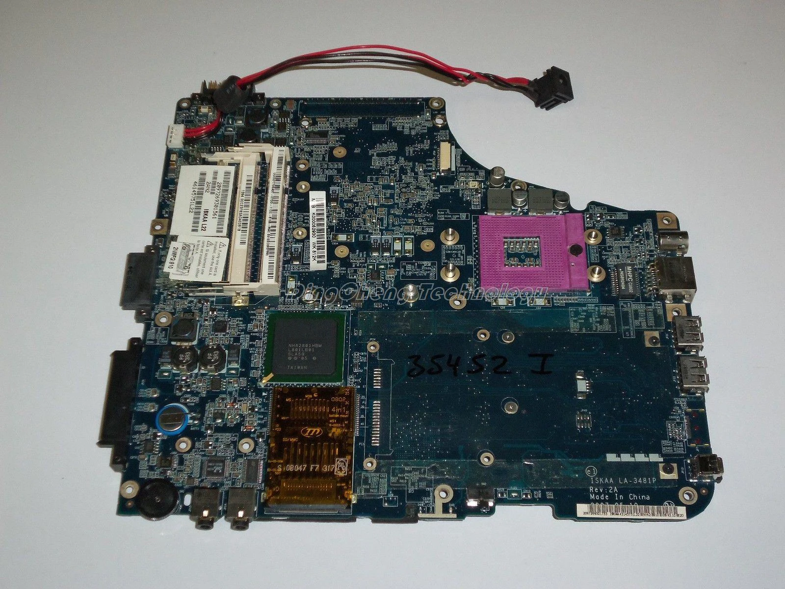 Материнская плата для ноутбука Toshiba Satellite A200 A205 K000052930 ISKAA LA 3481P GM965 DDR2