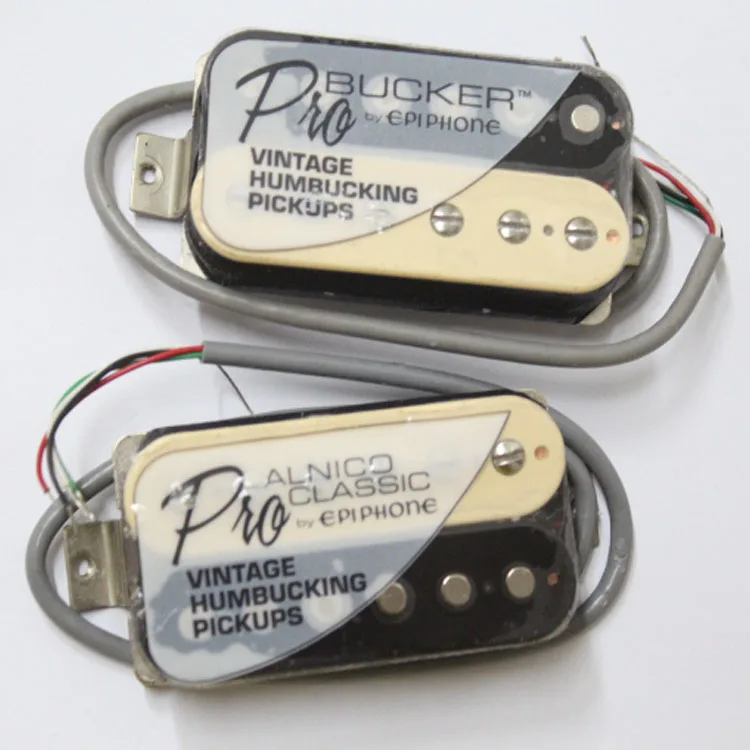 

Epi Alnico classico N e probucker B pickups com pro cablagem pots