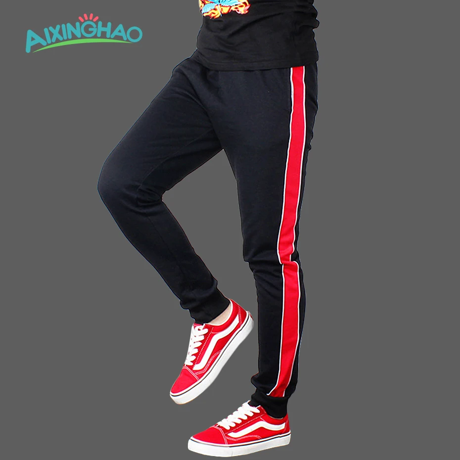 Aixinghao Boys Sports Pants Spring Autumn Children Trousers 100 Cotton Striped Teenage Kids Boys Clothes 8