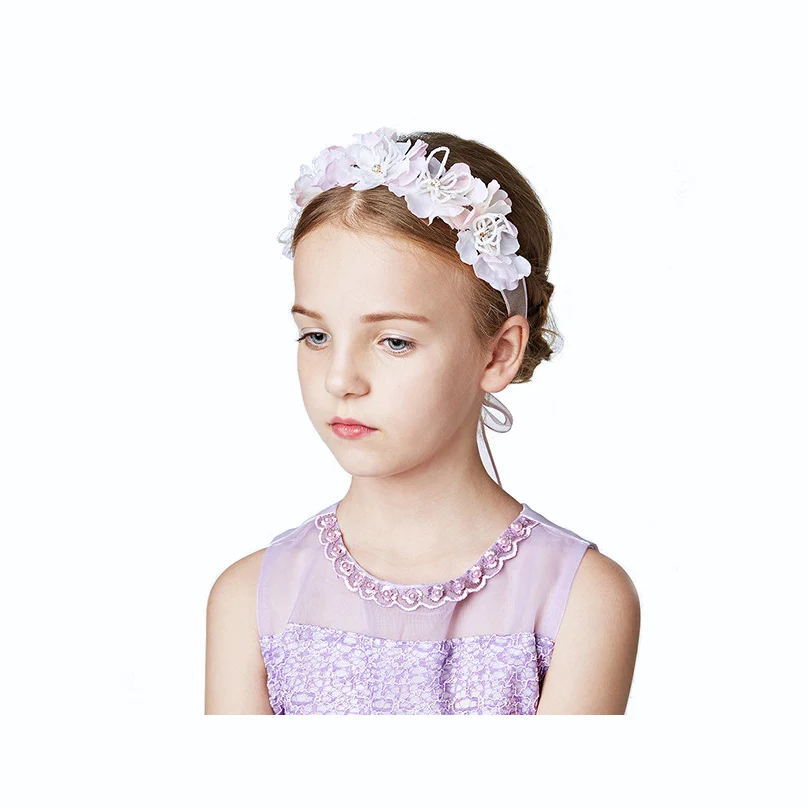 Europe and America luxury silk flower Hawaii beach flower hair band