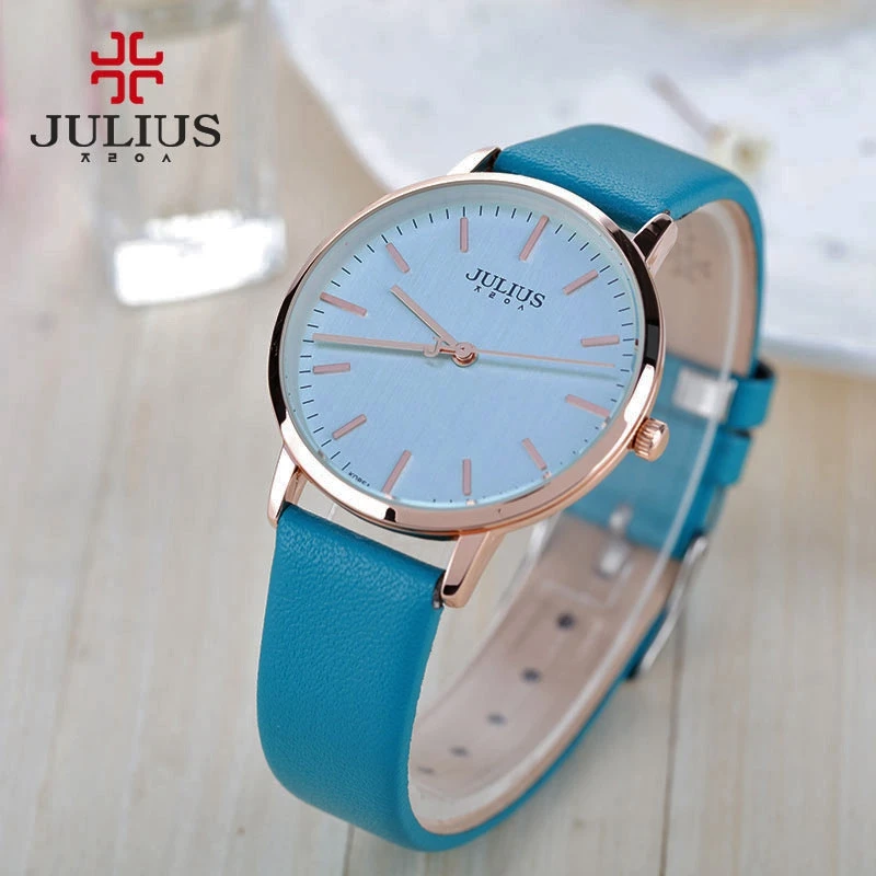 New high quality girls Ultrathin simple women fashion casual quartz wristwatch leather band watch Classy design