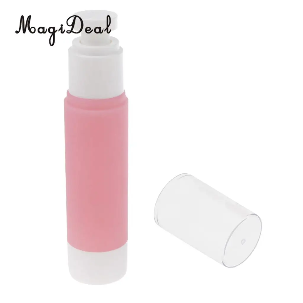 Sterile Airless Bottle Frosted Pink Vacuum Pump Bottle Lotion Sunscreen Serum Container Travel Refillable Bottles 15/30/50/100ML