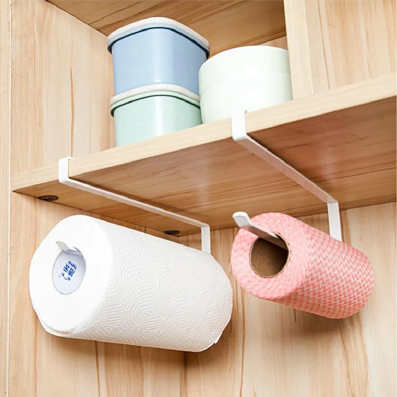 

BF040 Cupboard free roll paper frame, kitchen paper napkin rack pylon preservative shelf storage rack 26*1.2*10.8cm