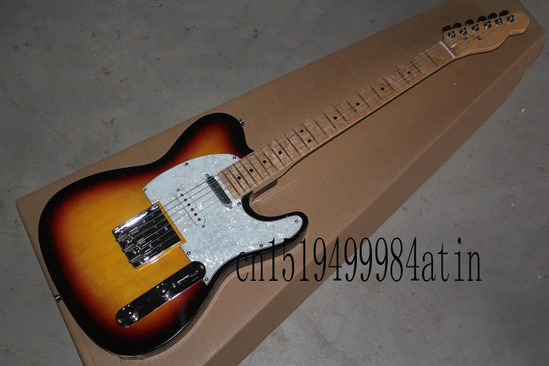 

Free Shipping Hot Selling Custom Shop Maple Guitar Telecaster 6 Strings Electric Guitar @23