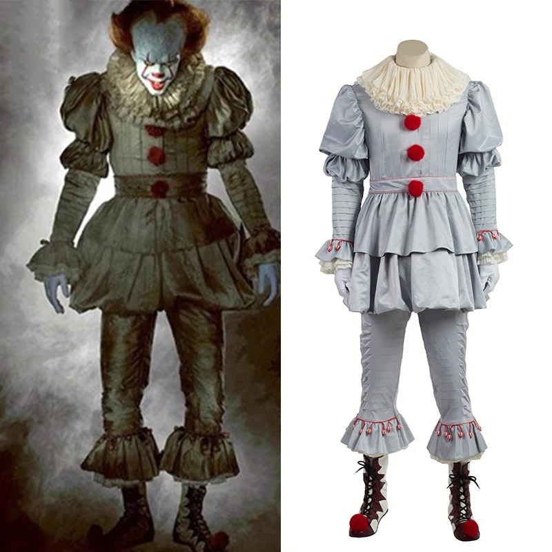 Женский и мужской костюм для косплея Стивена Кинга It Pennywise|clown costume|cosplay costume mencosplay |
