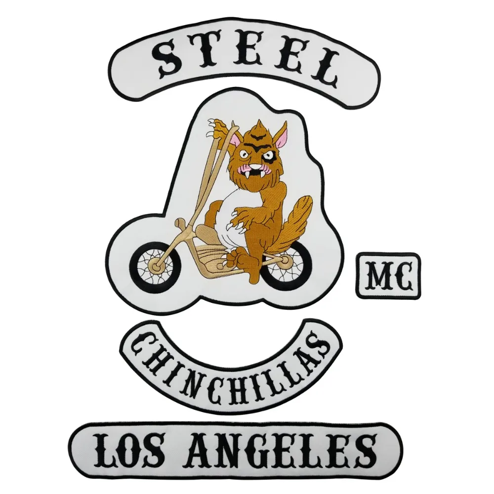 Buy STEEL LOS ANGELES PATCH EMBROIDERY IRON ON