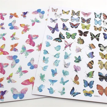 

Colorful Butterflies Self- adhesive Paper Sticker for Scrapbooking/ DIY Crafts/ Card Making Decoration