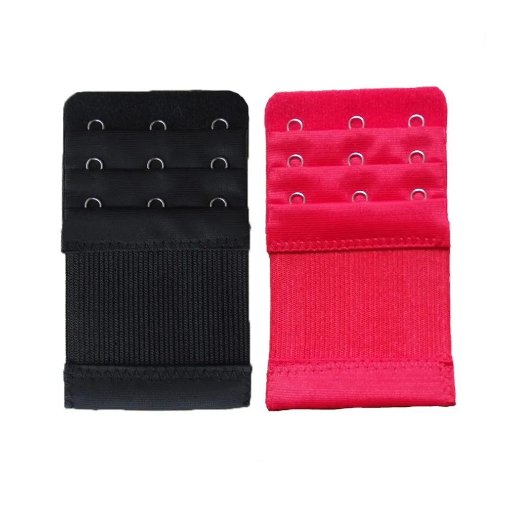 3 Hooks 3 Rows Women Ajustable Bra Extender Strap Buckle Useful Useful Bra Clasp Hook Extenders