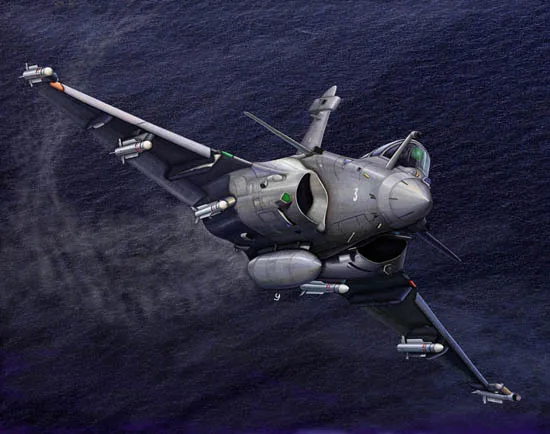 Модель TRUMPETER 03914 масштаб 1/144 самолета французский Rafale M Сборная модель Сборка
