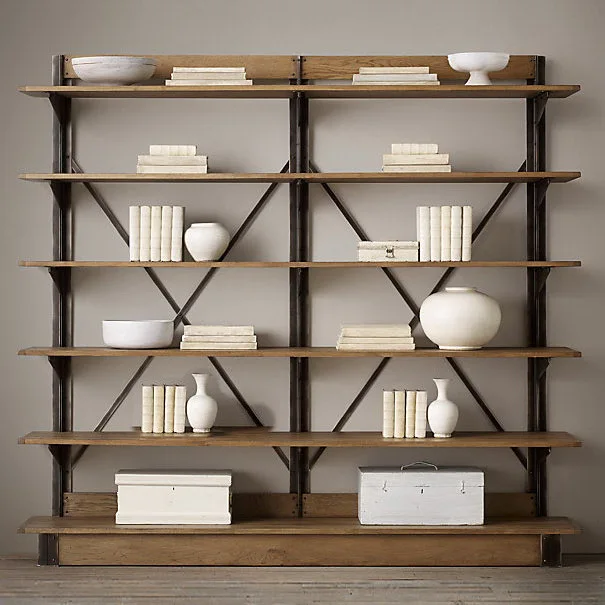 Mash Biblioth que Etag re Vitrine Villa De Pays D am rique Loft 