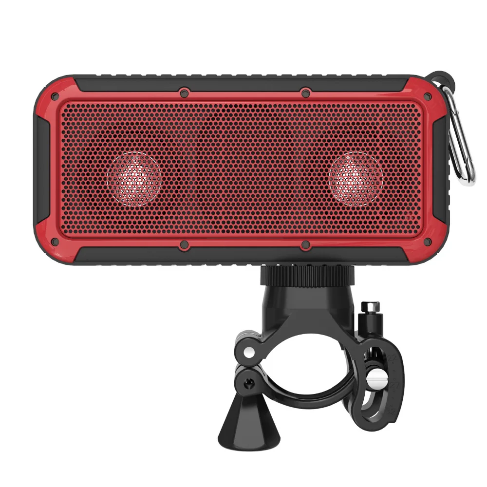 

New Bee Wireless Bluetooth Speaker Waterproof Shockproof Stereo Music Loudspeaker Outdoor Speaker for Cycling with LED Torch