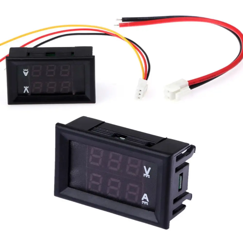 

10/50/100A DC 0-100V LED Dual Display Digital Voltmeter Ammeter Tester Gauge Set
