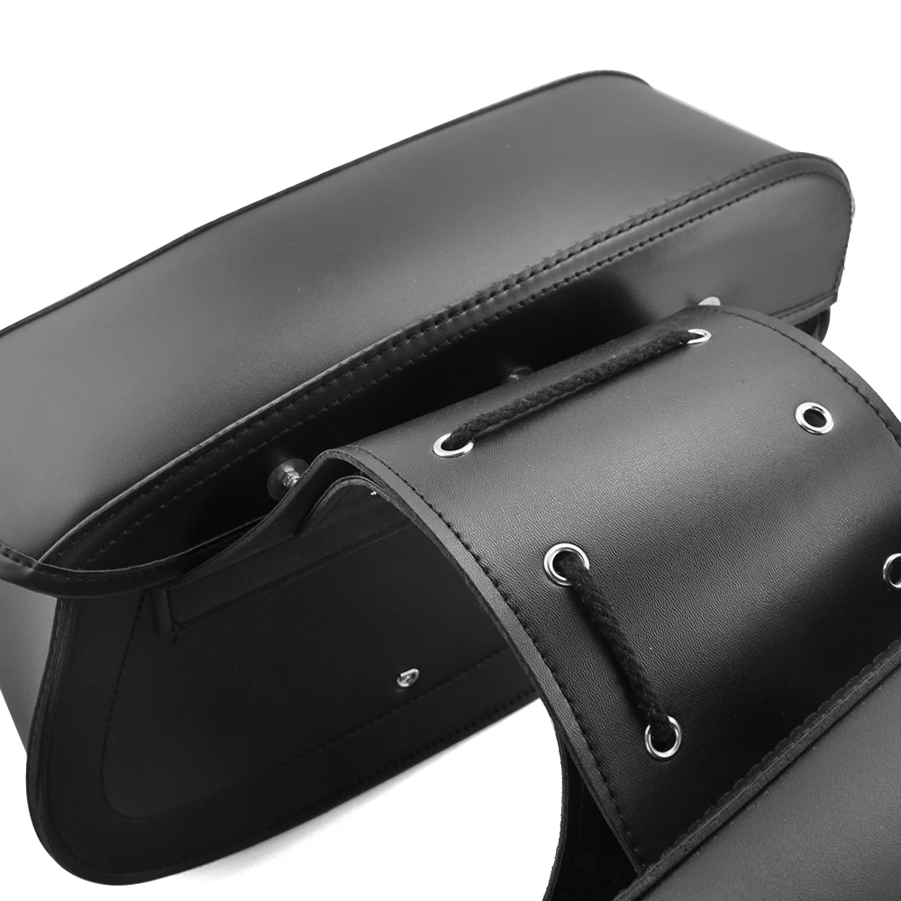 2X мотоцикл сума Кожаные Мотоциклетные сумка для Harley Sportster XL 883 1200 BMW R1200GS Открытый