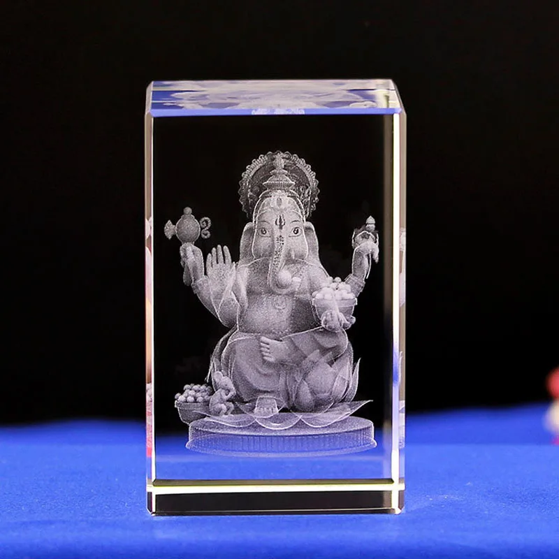 crystal engraved light