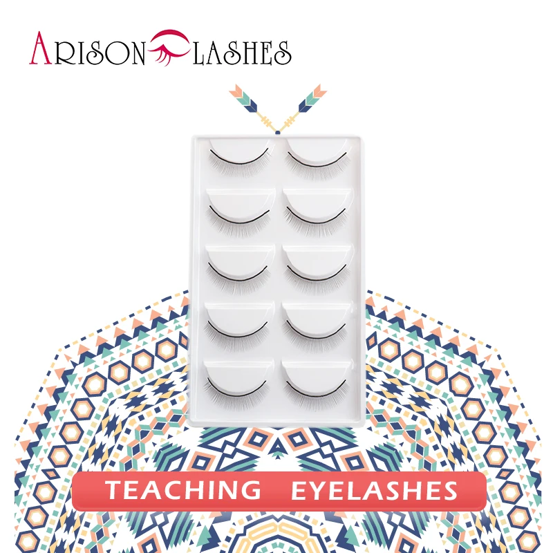 50 пар/лот набор инструментов для наращивания ресниц|5 pairs|training lashesfor eyelash extension |