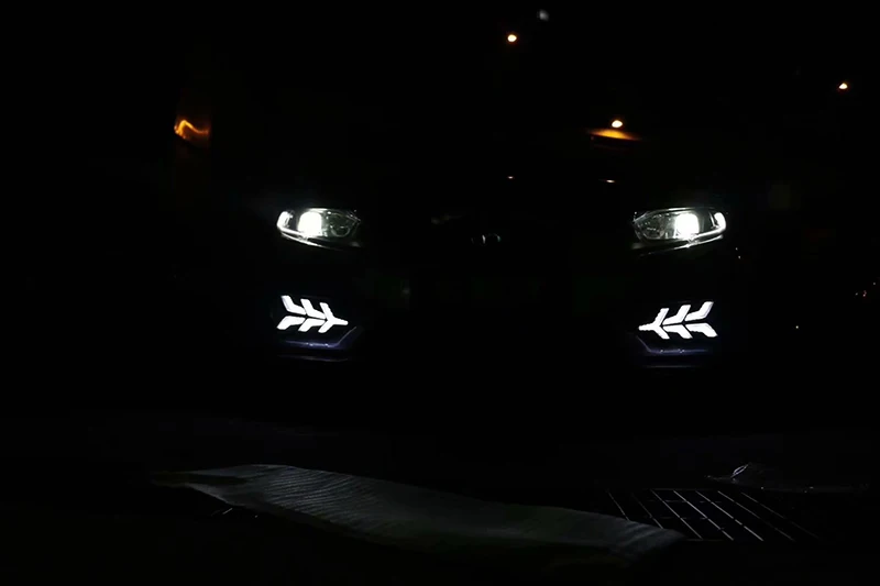 2 шт. автомобиля светодиодный DRL Габаритные огни Задний бампер стоп светильник хвост светильник противотуманная фара для Honda Civic 10th
