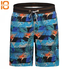 TENNEIGHT Quick Dry Men’s Beach Pants Summer Surf Beach Shorts Sports Running gym Swimwear Swim Shorts Large Size with Lining