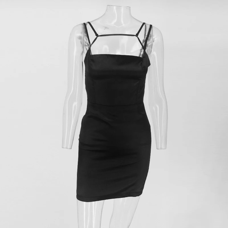 DRESSMECB Черное Красное сексуальное облегающее платье женское летнее платье с открытой спиной на бретельках элегантное вечернее платье для ночного клуба vestidos