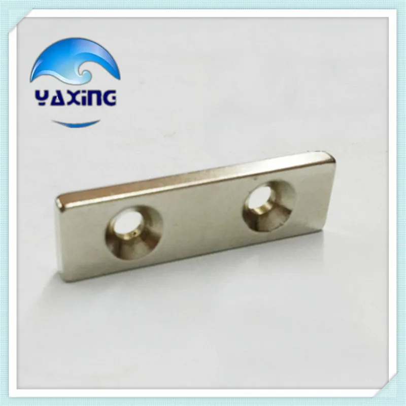 

10pcs 40x12x4mm With Hole Super Strong Permanent Rare Earth Ring Block Neodymium Magnet Refrigerator Magnets N35