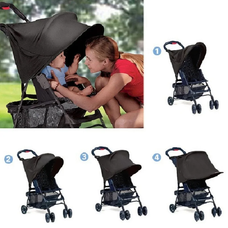 Baby Stroller Sun Visor Carriage Sun Shade Canopy Cover for Prams