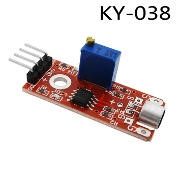 

10PCS KY-038 4pin Mini Voice Sound Detection Sensor Module Microphone Transmitter DIY Robot Car