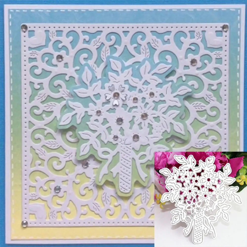 Buy 1 pc Flower Cutting dies Steel Metal Scrapbooking
