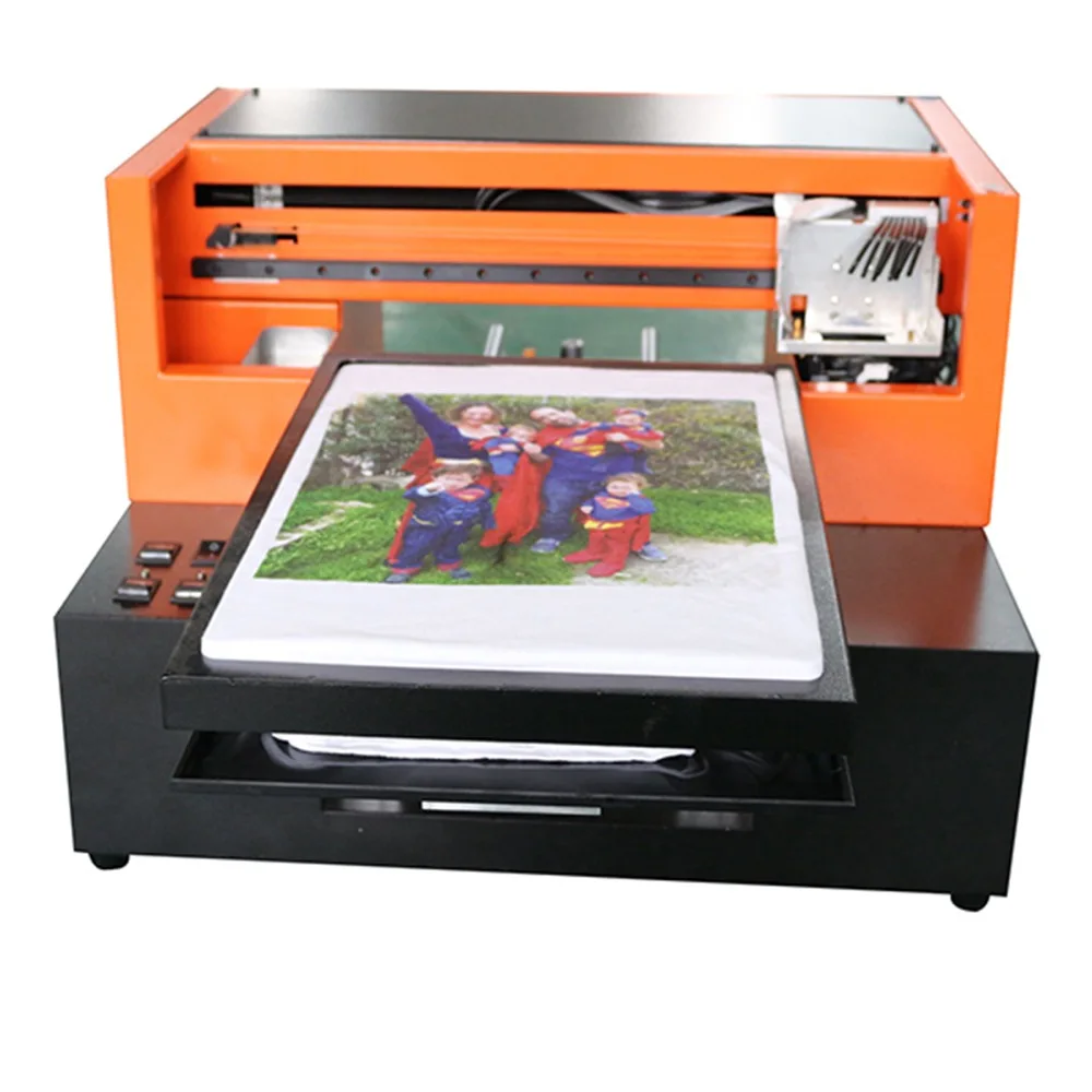 

A3 Size 8 Color DX7 Printer Head DTG Printer T-Shirt Printer Textile Printing Machine