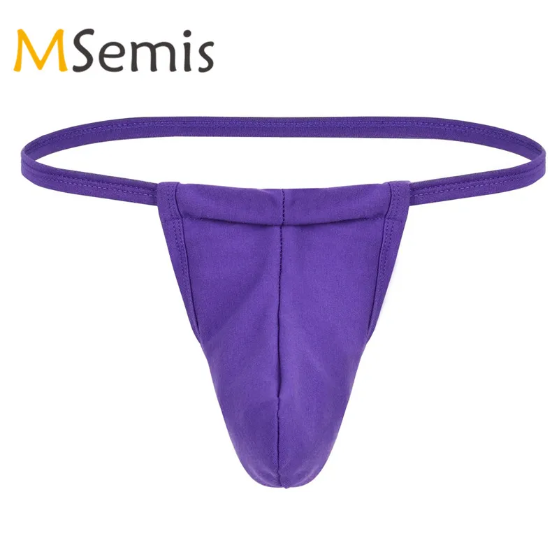

Swimwear Men Gay Underwear G-String Bikini Thong Briefs Bulge Pouch Underpant Open Butt Underwear Low Rise Swimsuit Male panties